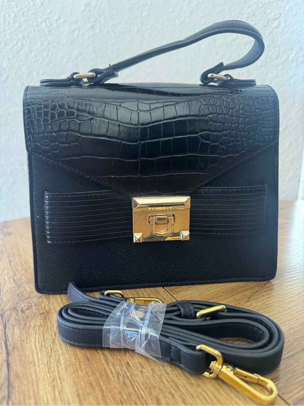 ALDO Black Crossbody Bag - Sleek Everyday Carry